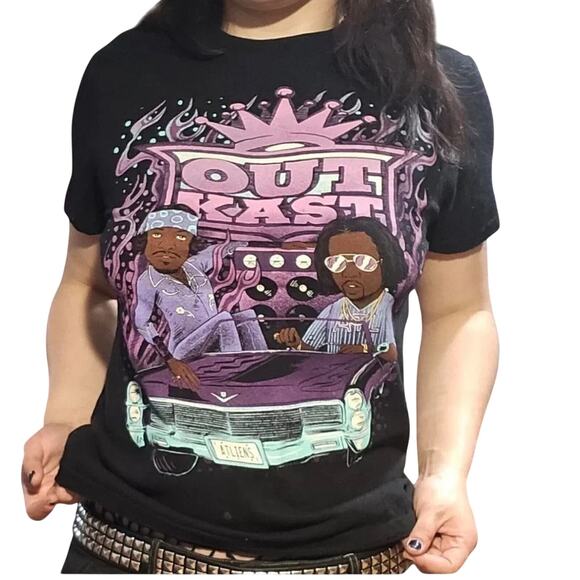 OutKast Band Animated Short Sleeve T-shirt, Size Unisex XL or 2XL - Picture 2 of 9